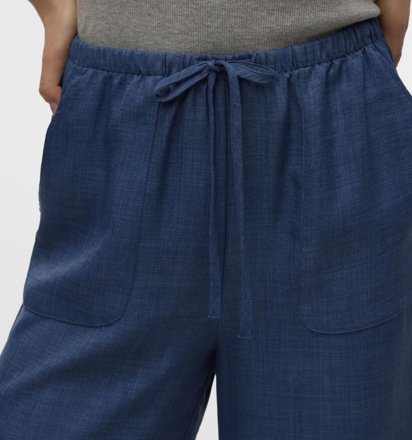 Vero Moda Melaney Pantalon large en Bleu pour femmes (352208)