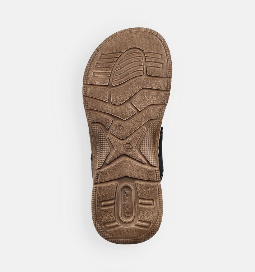 Rieker Nu-pieds en Bleu fonc&eacute; pour hommes (370506)