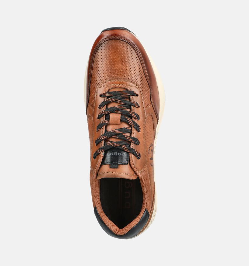 Bugatti Chaussures &agrave; lacets en Cognac pour hommes (375936) - pour semelles orthop&eacute;diques
