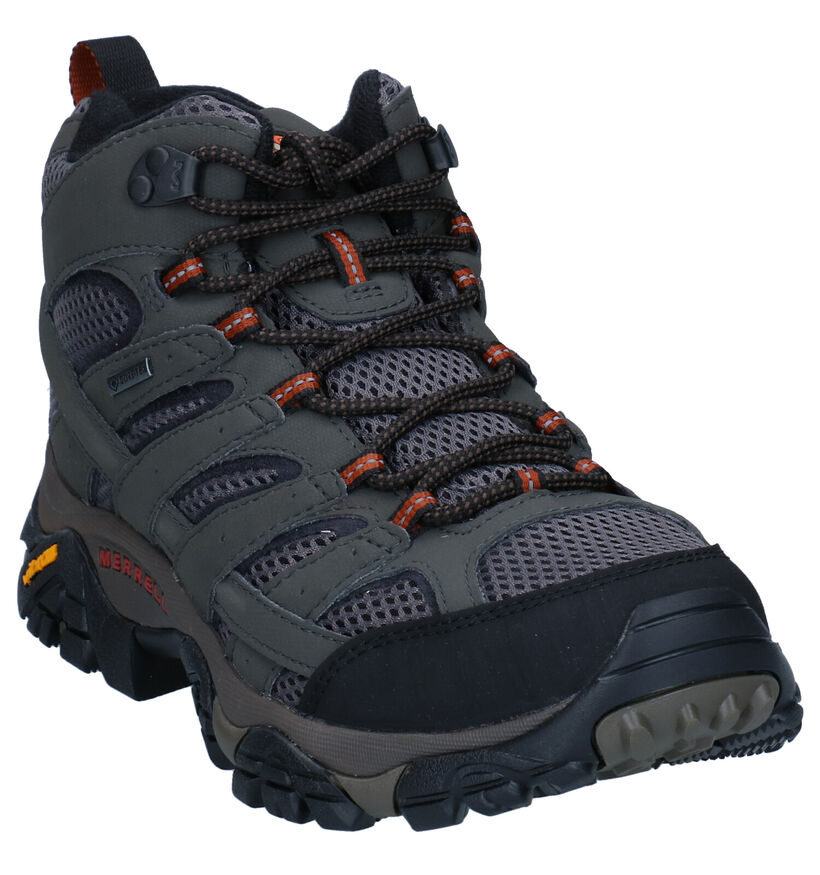 Merrell Moab 2 Mid GTX Grijze Wandelschoenen in kunstleer (294220)