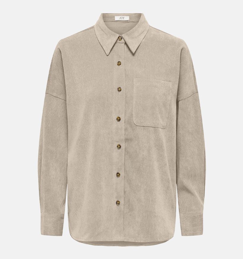 JDY Lilla Beige Corduroy Hemd voor dames (331939)