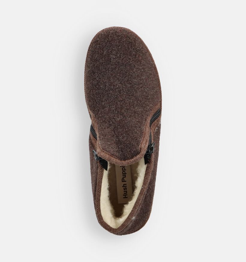 Hush Puppies Douvent Donkerbruine Hoge Pantoffels voor heren (377914)