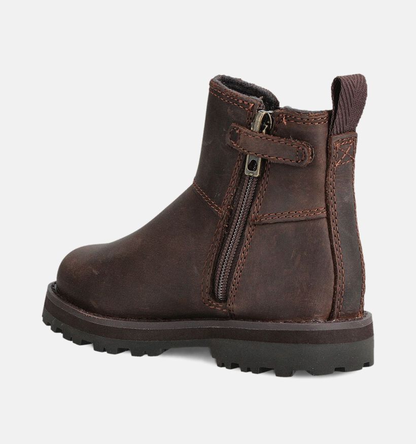 Timberland Courma Kid Chelsea Bottines Chelsea en Brun fonc&eacute; pour filles, gar&ccedil;ons (377351) - pour semelles orthop&eacute;diques