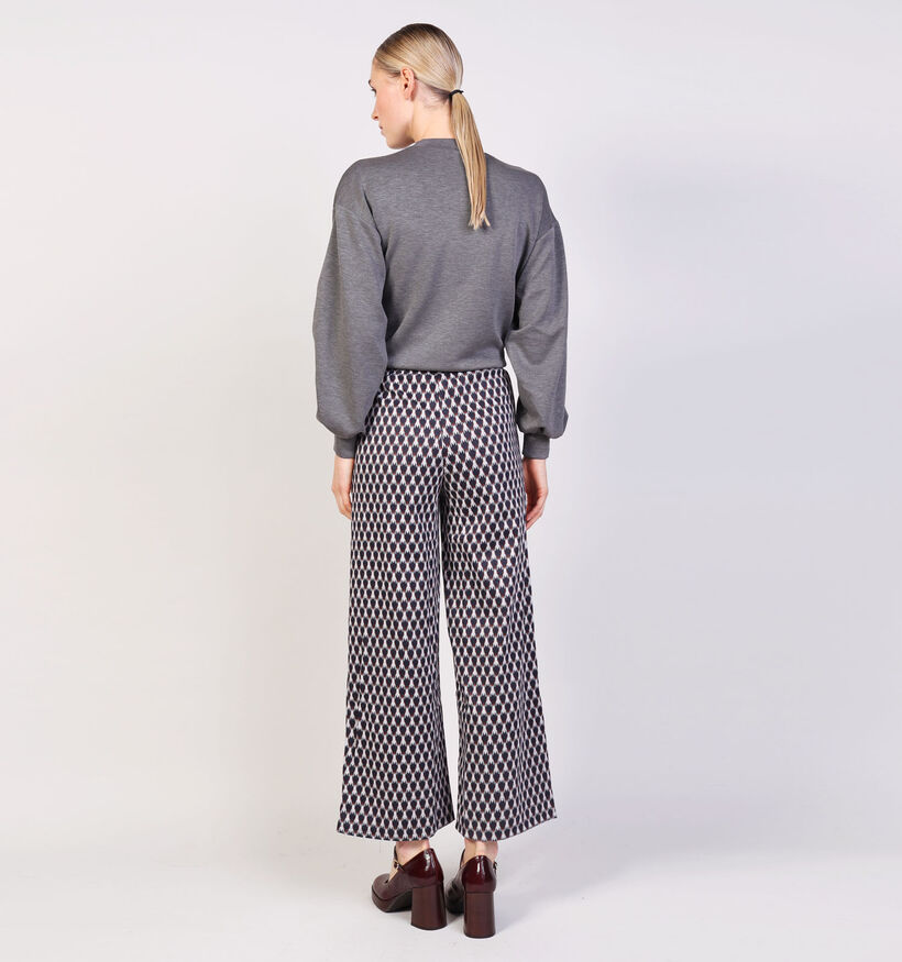 Vila Jacquard Zwarte Broek Vila Jacquard Zwarte Broek voor dames (366144)