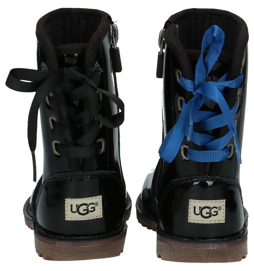 UGG Corene Patent Zwarte Korte Laarzen, , pdp