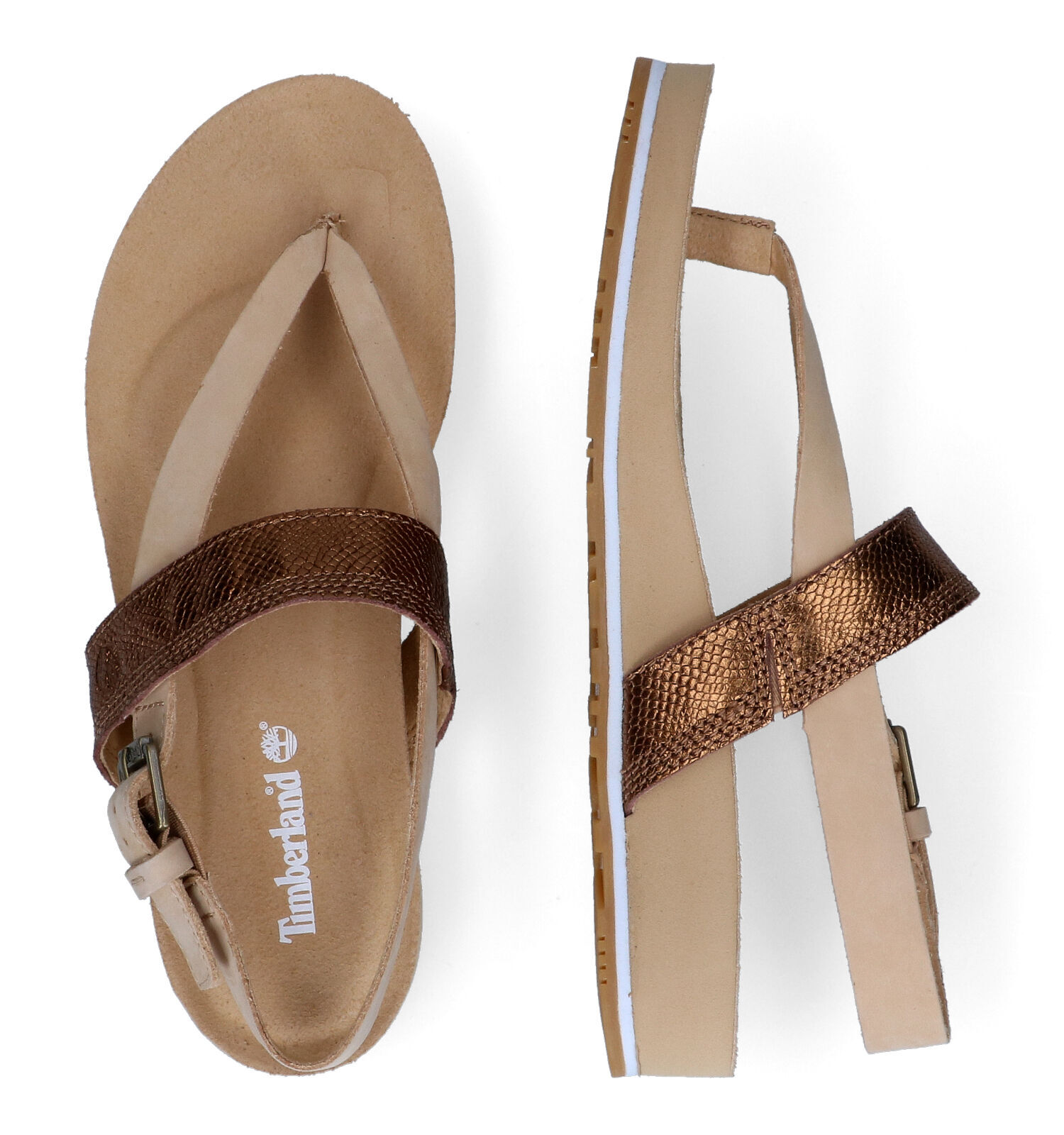Timberland Malibu Waves Thong Beige Sandalen Dames Sandalen