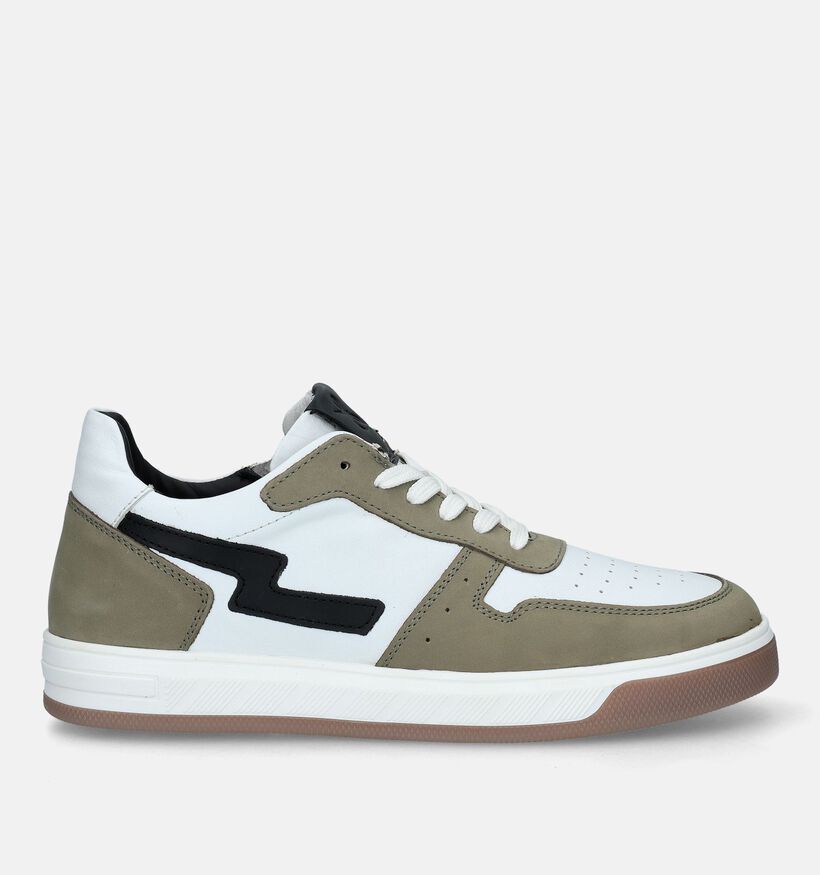 Milo & Mila Witte Veterschoenen voor jongens (340085) - geschikt voor steunzolen