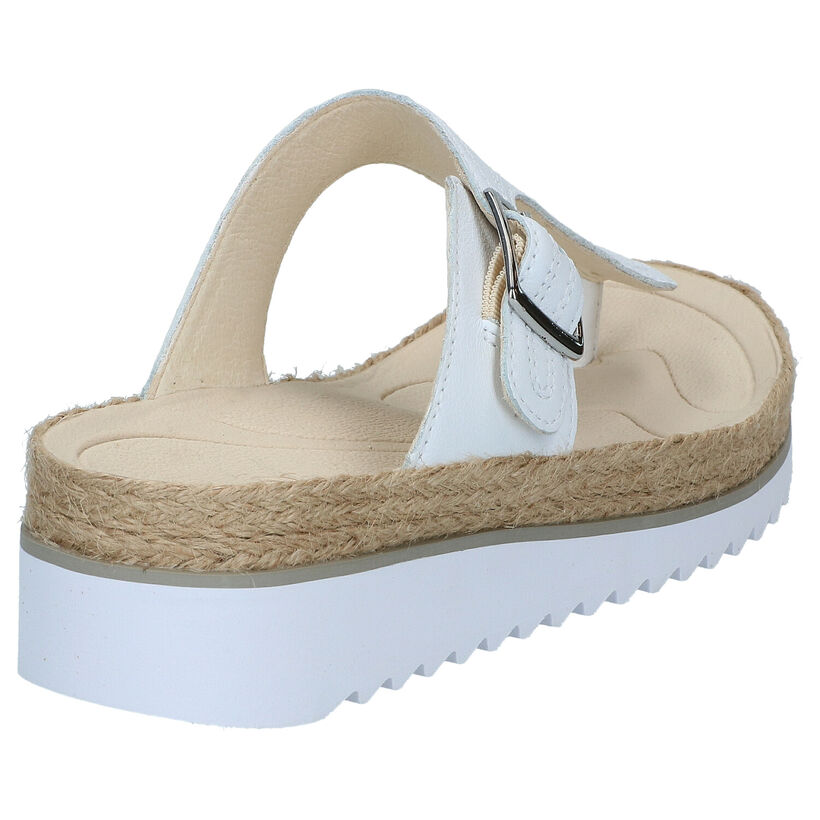 Gabor Best Fitting Witte Teenslippers in leer (287971)