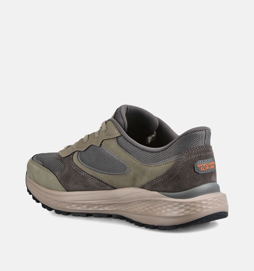 Skechers Slade Ultra Gage Kakigroene Sneakers voor heren (378015)