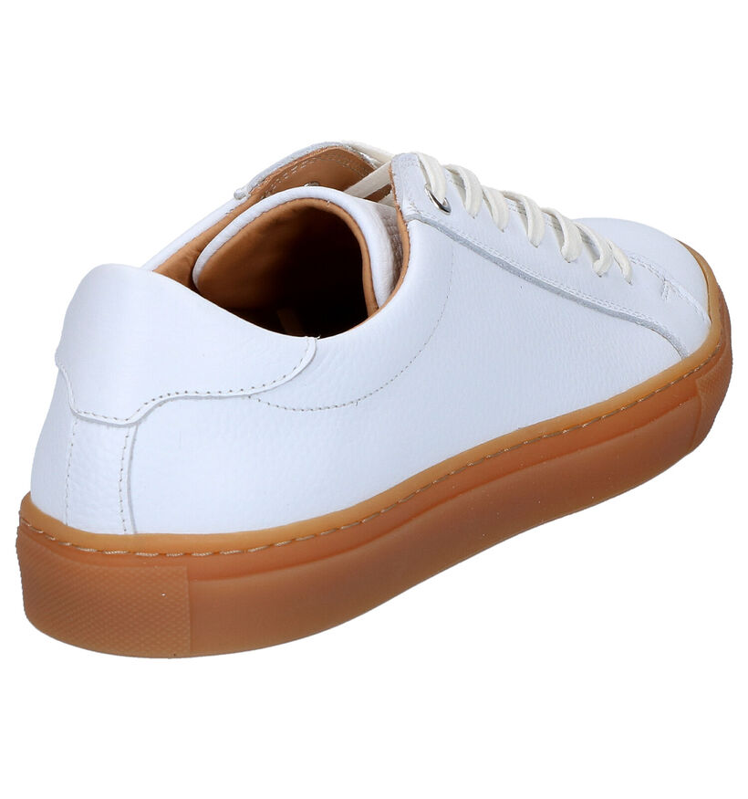 Borgo Sport Chaussures à lacets en Blanc en cuir (274068)