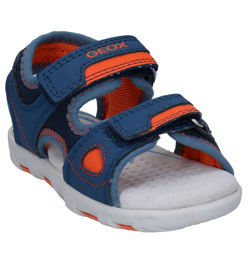 Geox Pianeta Sandales en Bleu en simili cuir (286964)