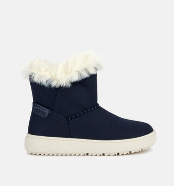 Bottines Fourrées bleu