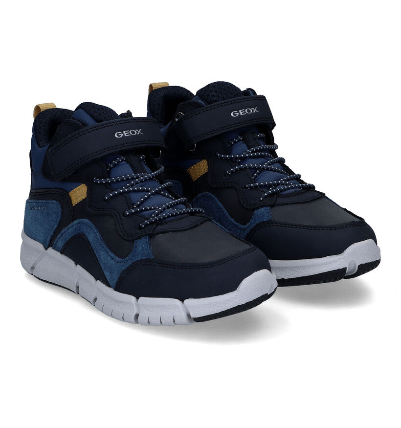 Geox Flexyper Blauwe Hoge Schoenen in nubuck (317605)