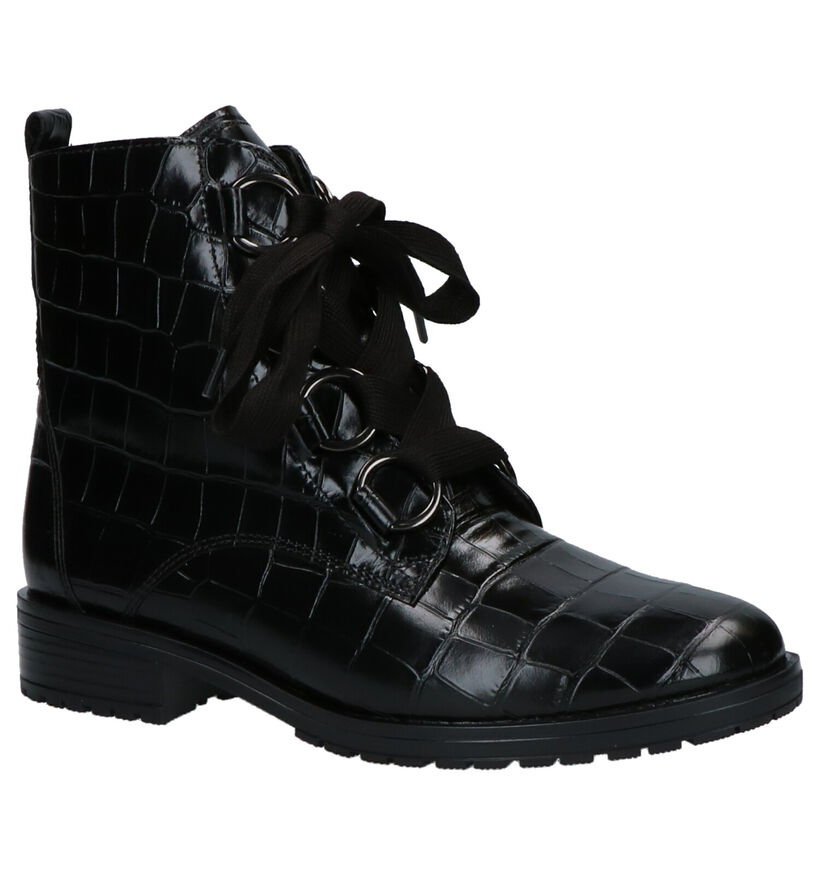 Gabor Zwarte Boots in lakleer (262279)