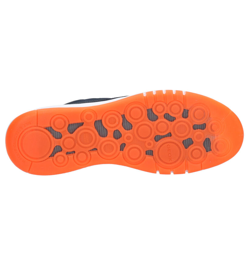 Geox Aerantis Blauwe Sneakers in nubuck (270027)