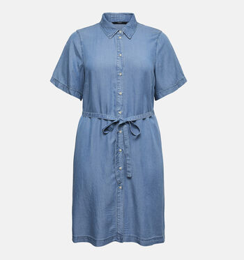 Vero Moda Curve Kleedjes Blauw