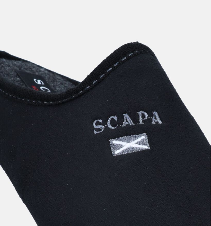 Scapa Zwarte Pantoffels voor heren (333398)