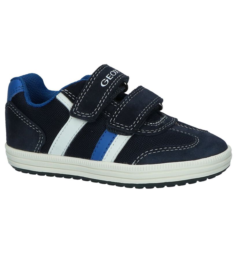 Donker Blauwe Lage Sneakers Geox in daim (210543)