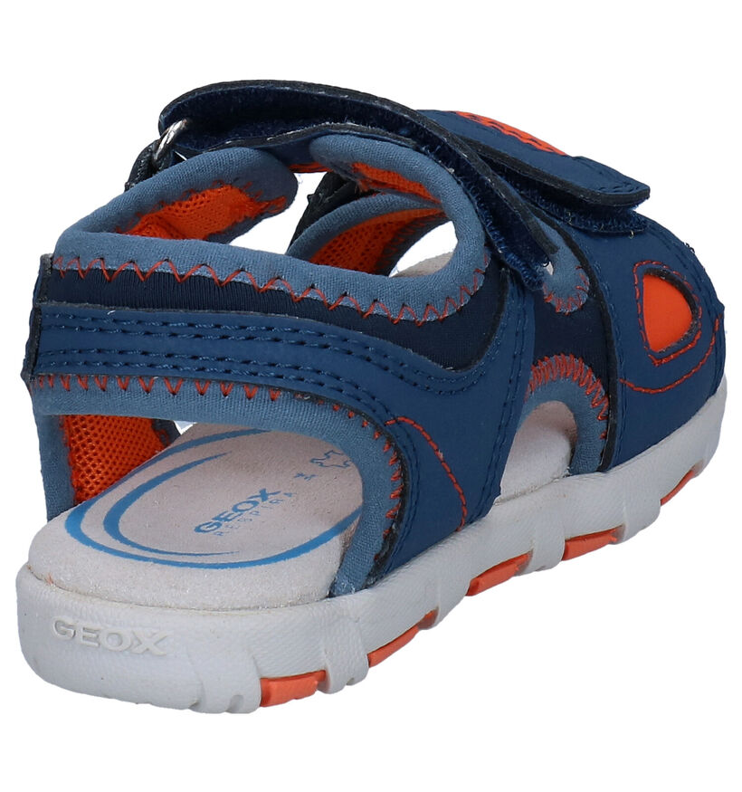 Geox Pianeta Sandales en Bleu en simili cuir (286964)