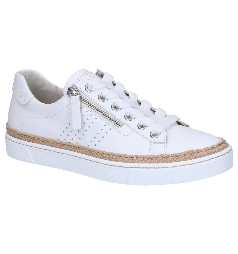 Gabor OptiFit Chaussures à Lacets en Blanc en cuir (271550)