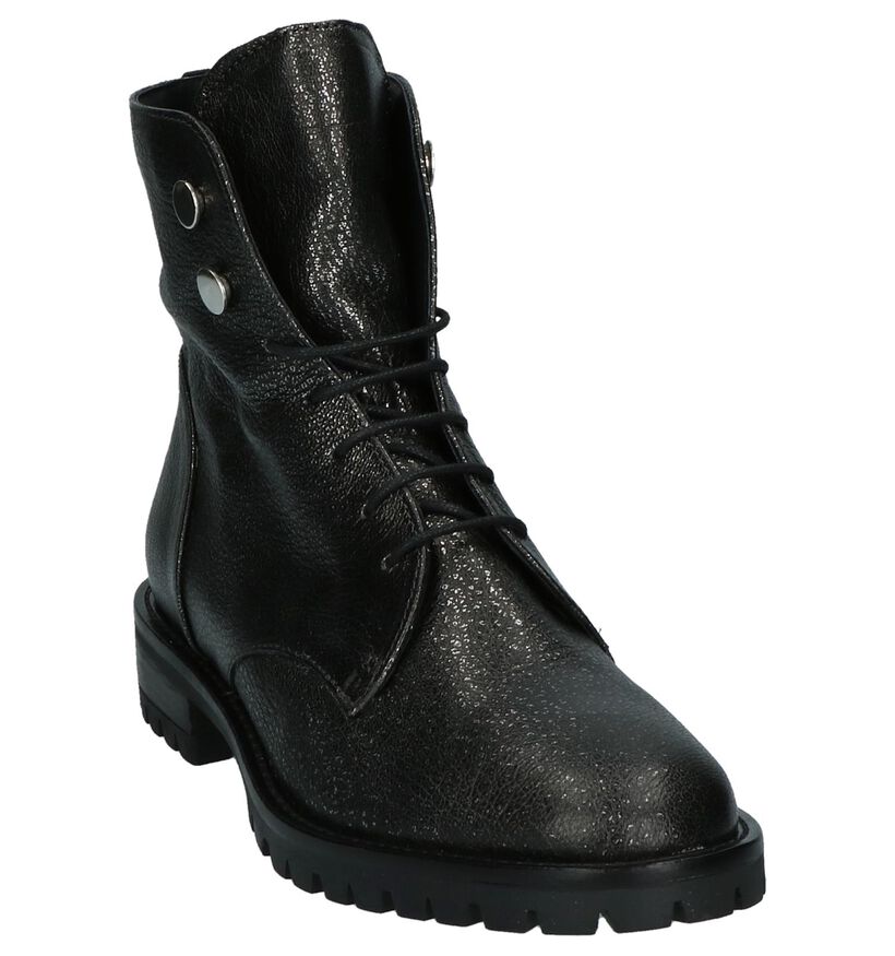 Zwarte Gosh Bottines in leer (205617)