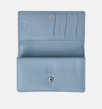 Crinkles Portemonnees Oranje/Bruin/Blauw/Groen