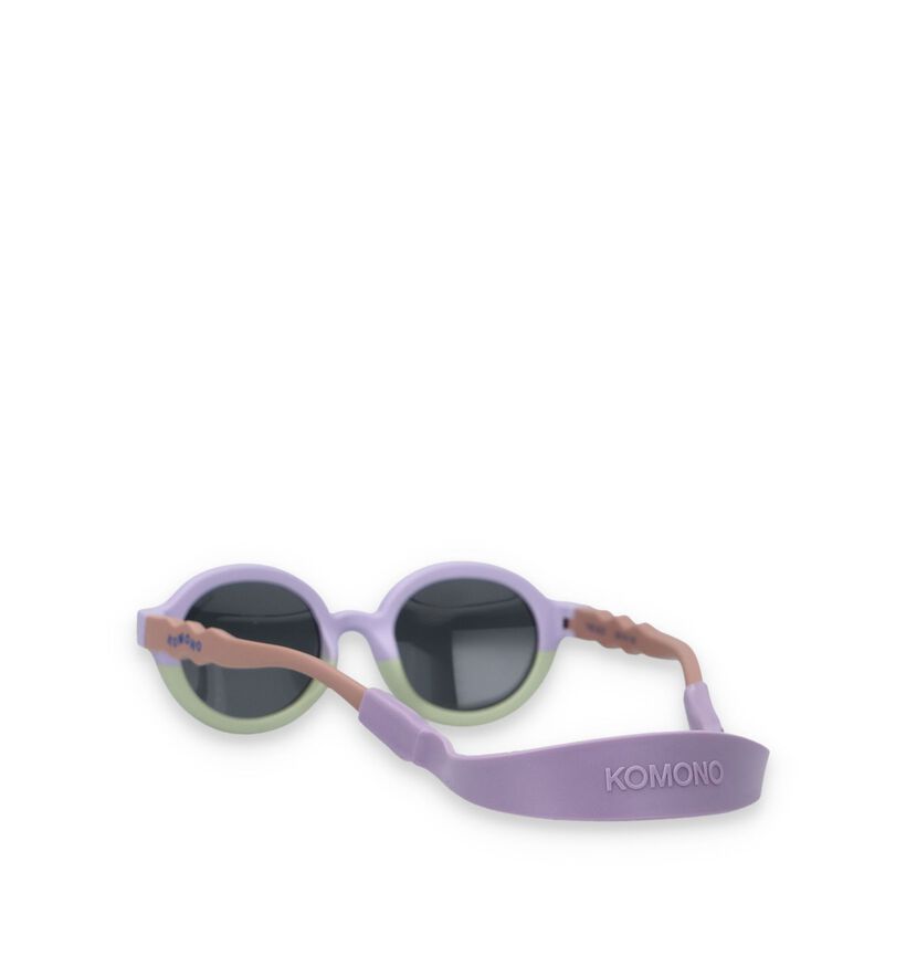 Komono Lele Candy Triplets Lunettes de soleil en Violet/Vert pour filles (371544)
