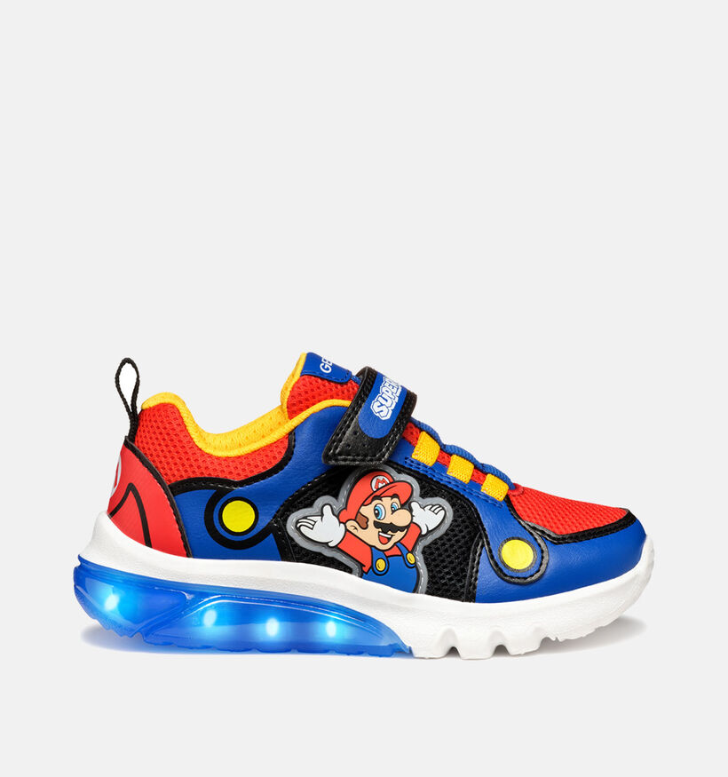 Geox Ciberdron Blauwe Sneakers voor jongens (356395) - geschikt voor steunzolen
