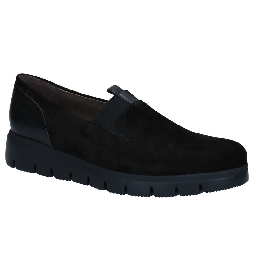 Gabor Best Fitting Chaussures slip-on en Noir en nubuck (282412)