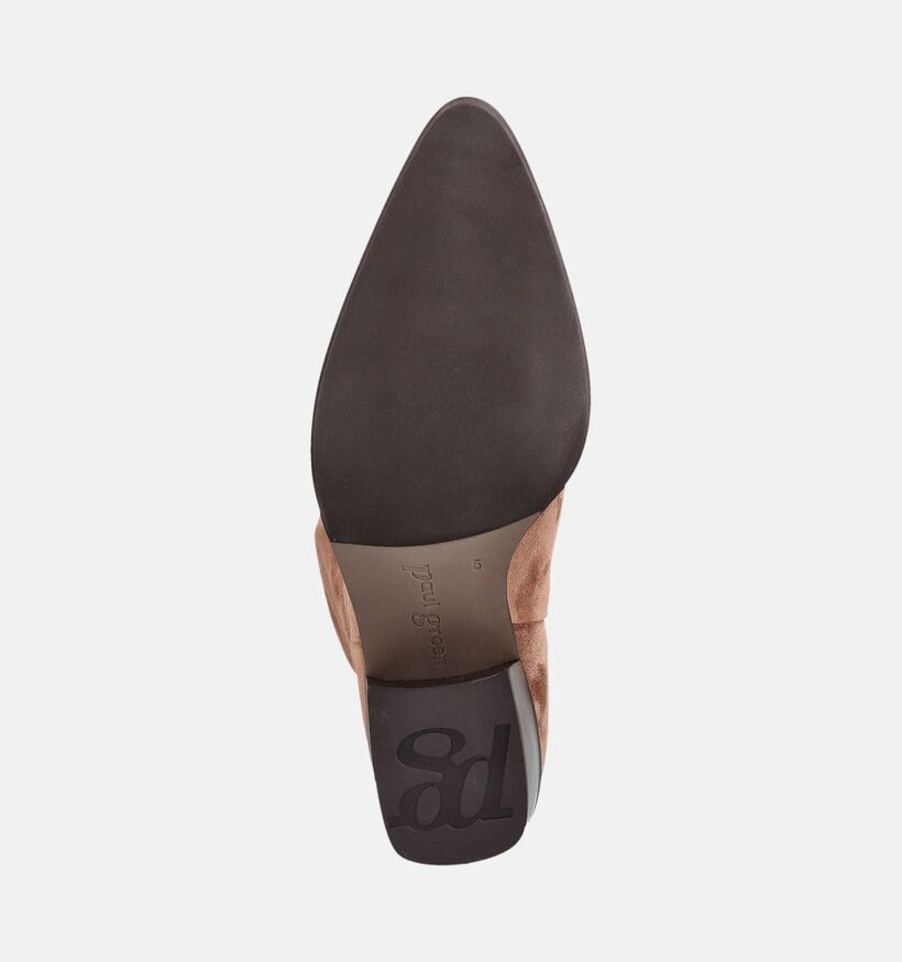 Paul Green Bruine Korte Laarzen voor dames (379791)