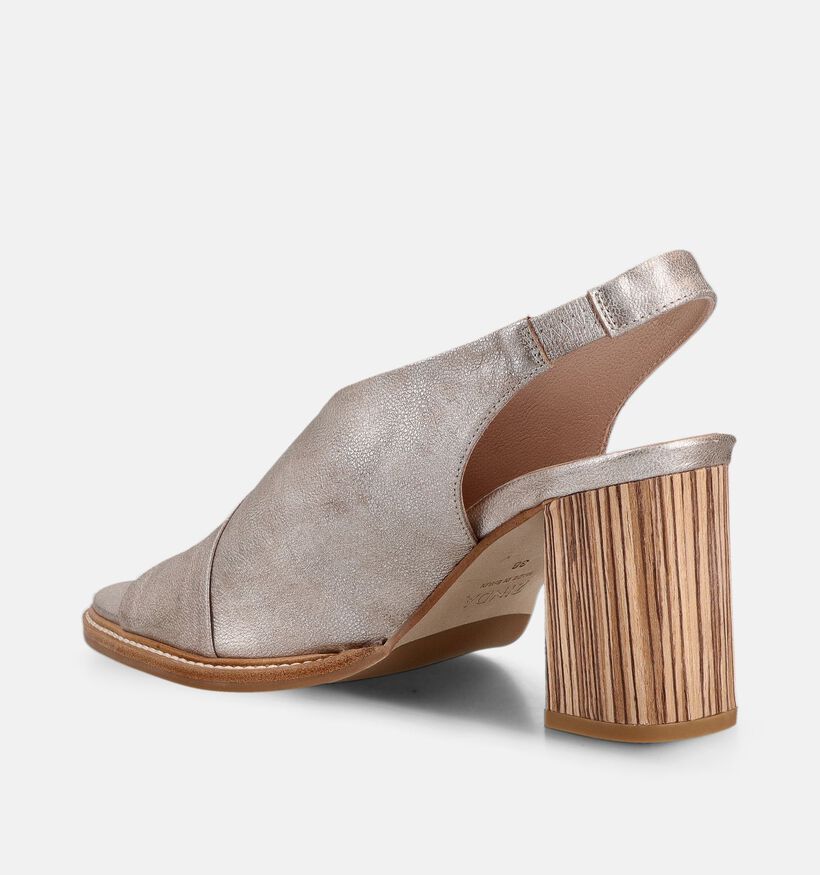 Zinda Gouden Peeptoe Pumps voor dames (373651)