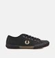 Fred Perry Vintage Tennis Canvas Zwarte Veterschoenen voor heren (368925)