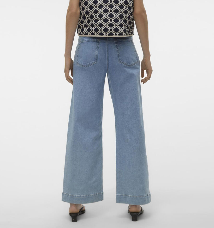 Vero Moda Kayla Jeans wide leg en Bleu pour femmes (341990)