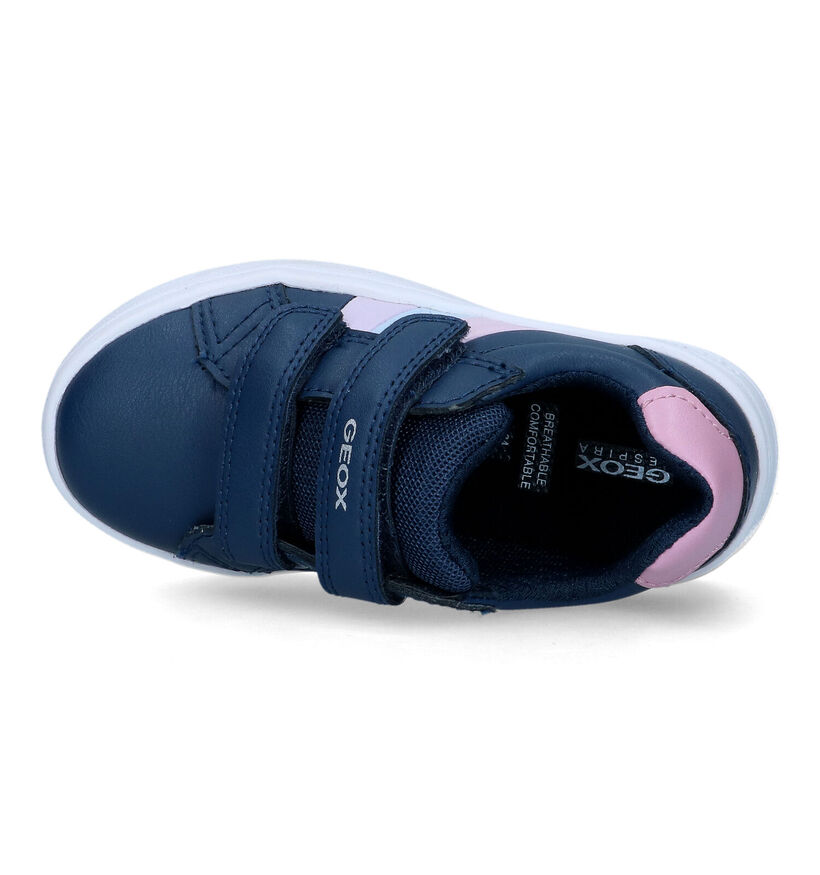 Geox Djrock Blauwe Sneakers voor meisjes (320649) - geschikt voor steunzolen