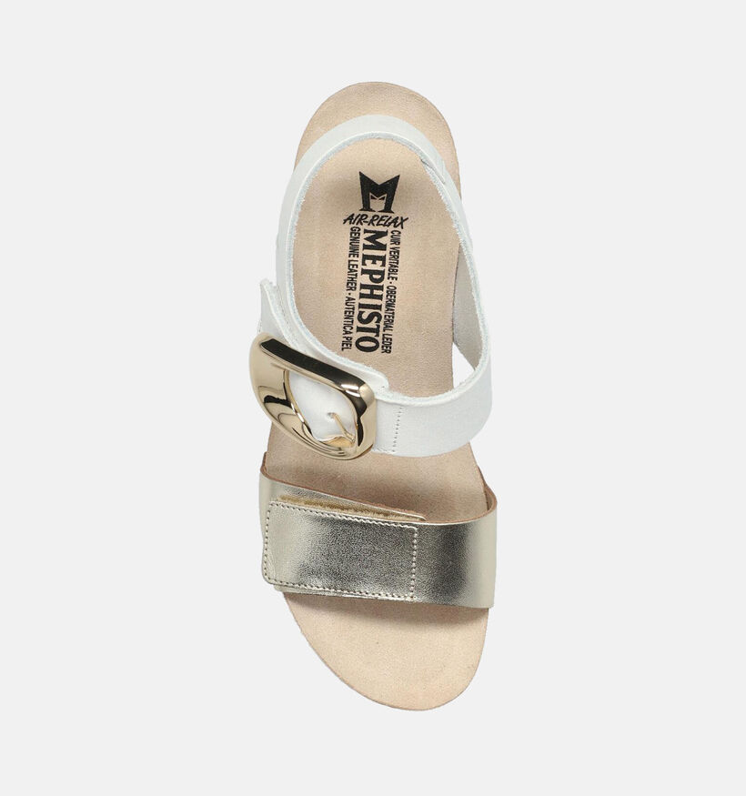 Mephisto Leandre Sandales compensées en Or pour femmes (354271)