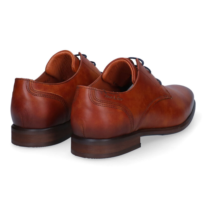 Van Lier Chaussures habilées en Cognac pour hommes (307835) - pour semelles orthopédiques