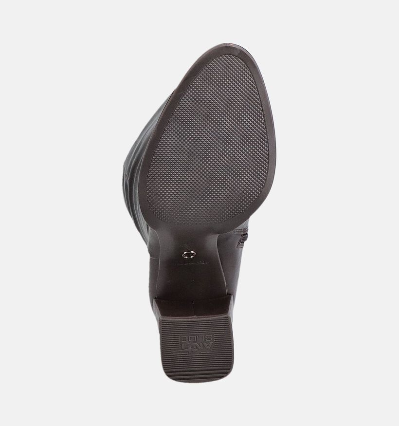 Tamaris Donkerbruine Lange Laarzen Hak voor dames (378922)
