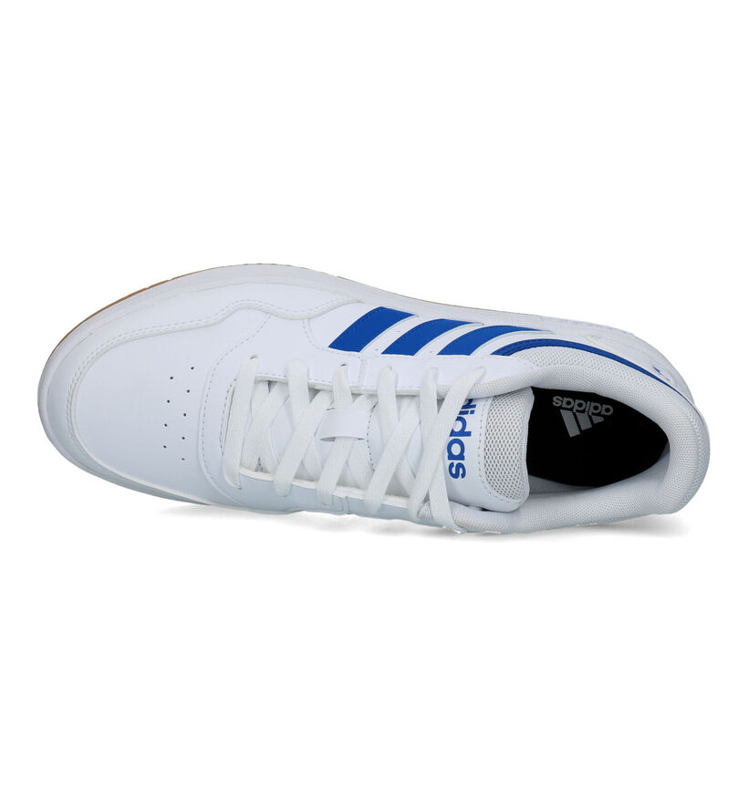 adidas Hoops 3.0 Baskets en Blanc pour hommes (324911) - pour semelles orthopédiques