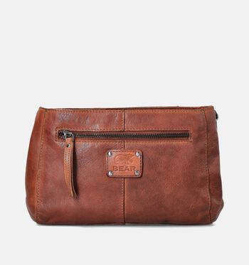 Bear Design Crossbody tassen Cognac/Bruin/Taupe/Blauw