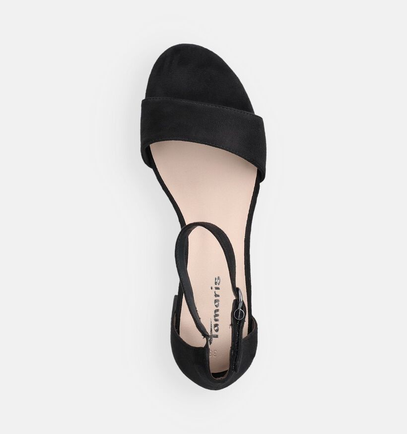 Tamaris Sandales &agrave; talons en Noir pour femmes (371671)