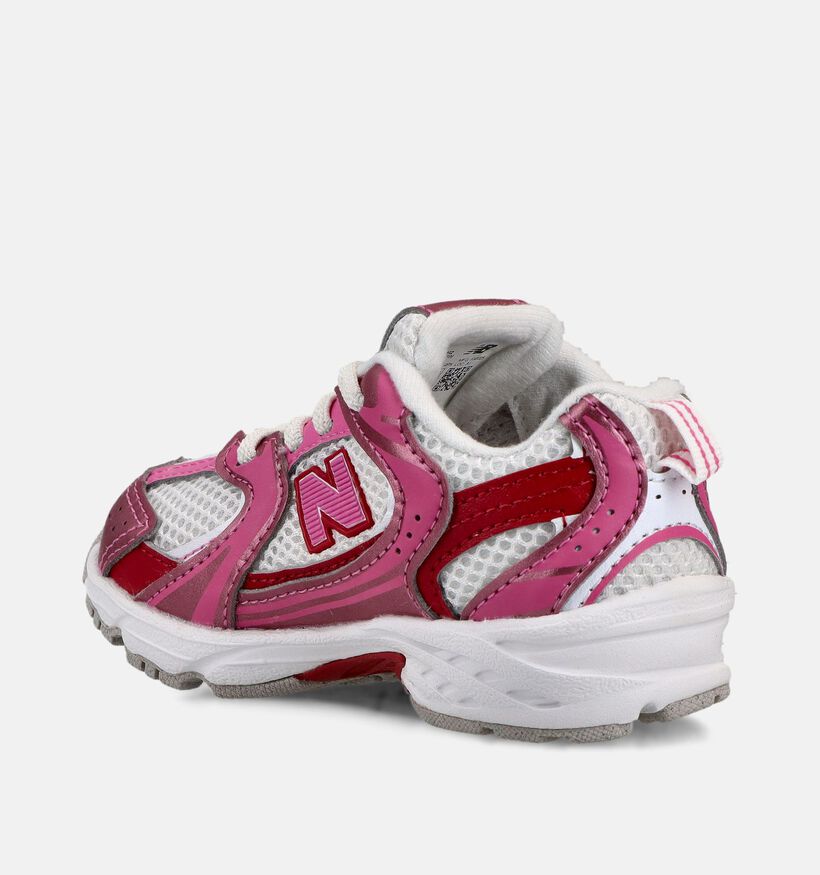 New Balance Baskets basses en Argent pour filles (366394) - pour semelles orthop&eacute;diques
