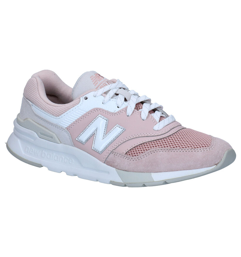 New Balance CW 997 Baskets en Lilas pour femmes (319279) - pour semelles orthopédiques