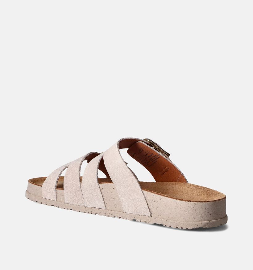 Tamaris Nu-pieds plates en Beige pour femmes (356932)