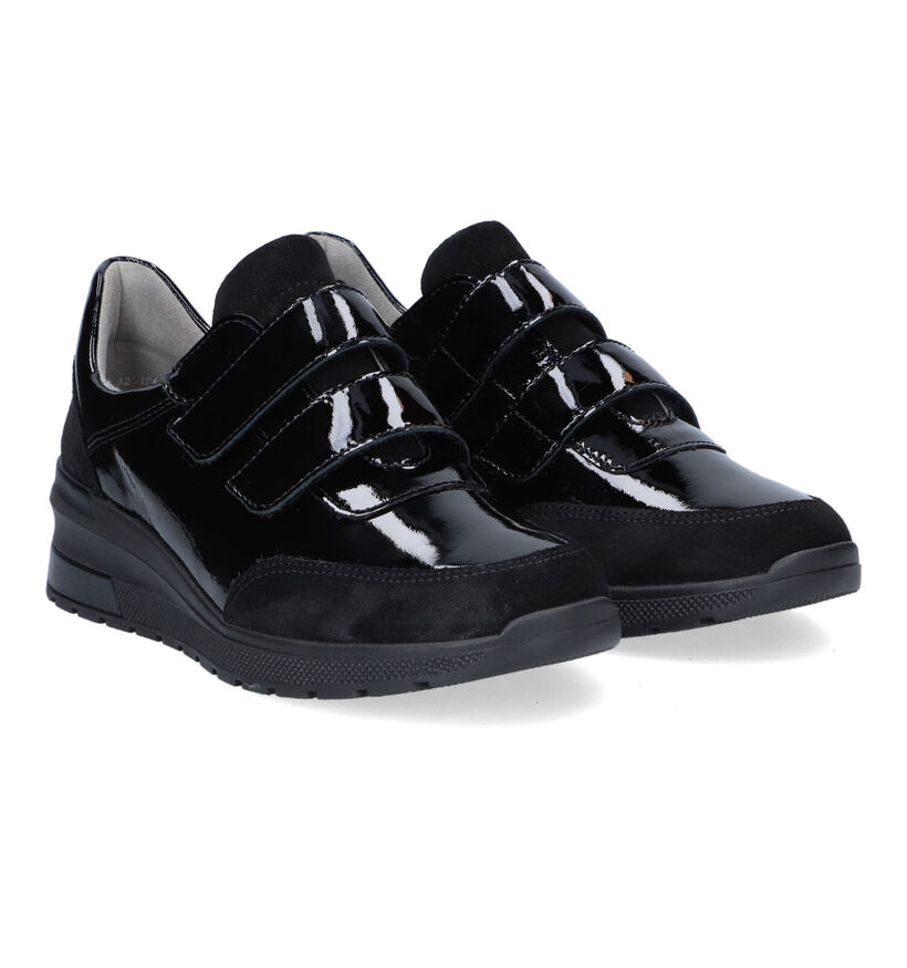 Ara Neapel Tron Chaussures à velcro en Noir pour femmes (316216) - pour semelles orthopédiques