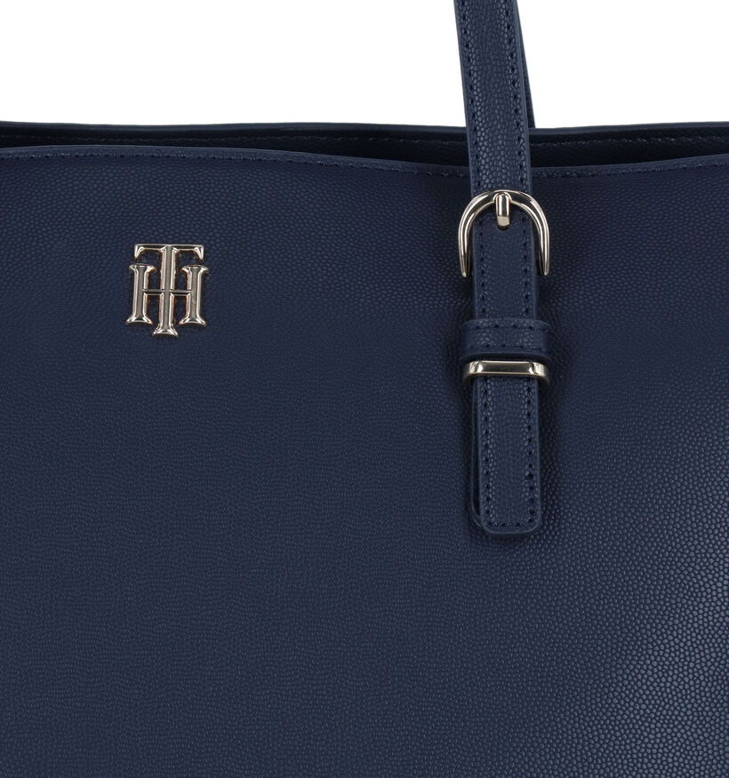 Tommy Hilfiger Timeless Blauwe Shopper in kunstleer (321537)