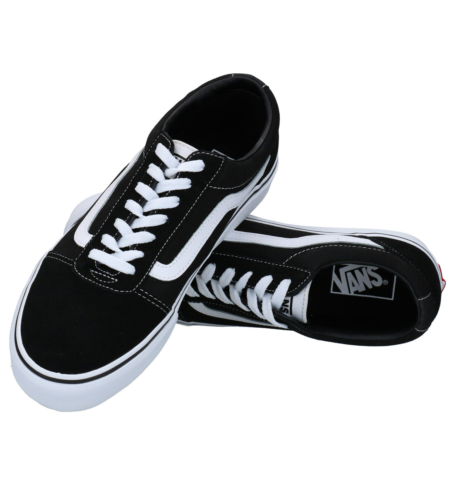 Vans Ward Zwarte Skatesneakers | TORFS.BE | Gratis verzend en retour