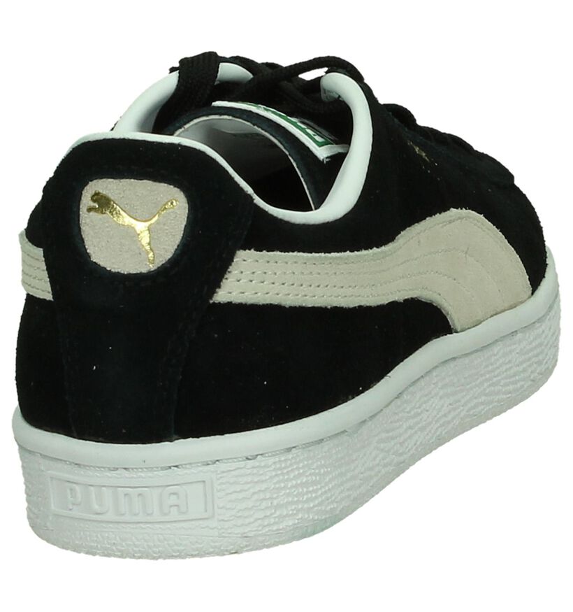Puma Suede Classic Zwarte Sneakers in kunstleer (200789)