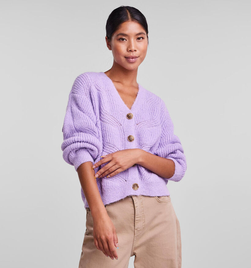 Pieces Cornelia Lila Cardigan (318301)