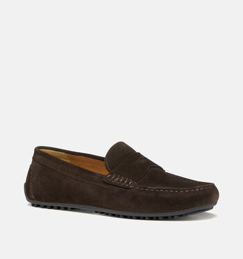 Geox Chaussures plates Marron/Gris