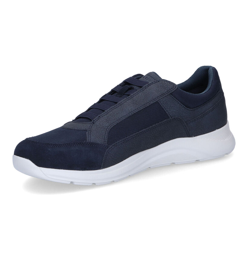 Geox Damiano Chaussures en Bleu pour hommes (302167) - pour semelles orthopédiques